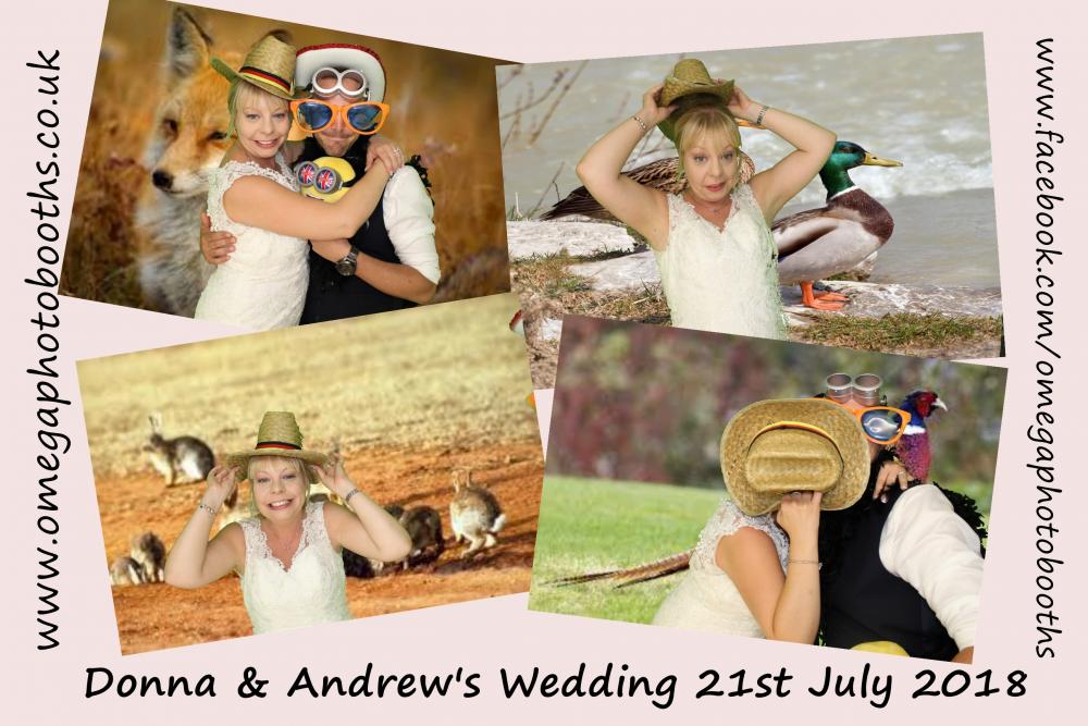 Donna & Andrew's Wedding | View more photos from the event at gallery.omegaphotobooths.co.uk/u/Omega-Photobooths/Donna-Andrews-Wedding